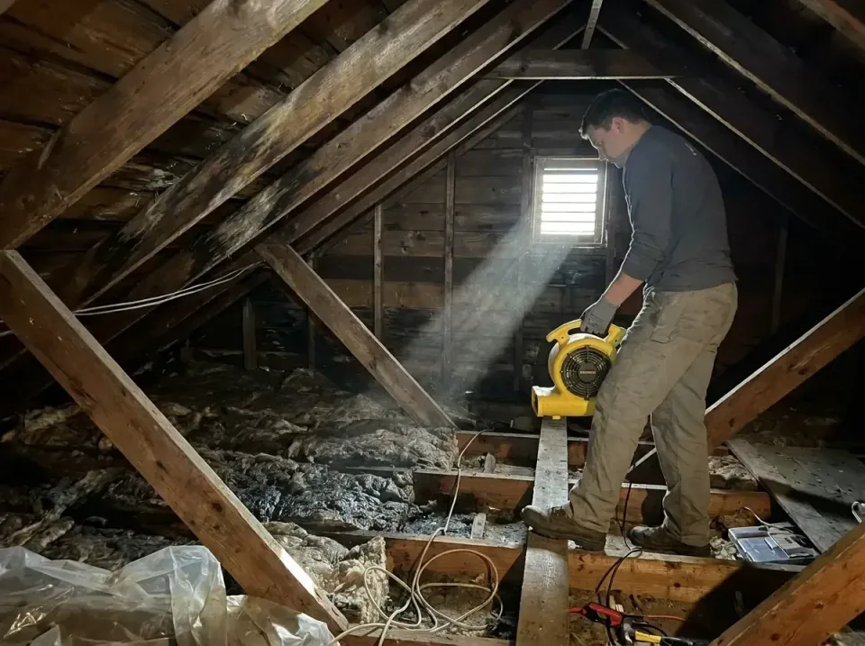 attic-water-damage-drying-proc-007 — frequently asked questions, Emergency Water Extraction & 24/7 Flood Response in Dexter,…